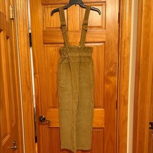 American Eagle Outfitters Khaki Jumpsuit